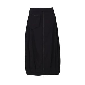 Ever Sassy Women's Black Midi Skirt Size M One Pocket Stylish NWT